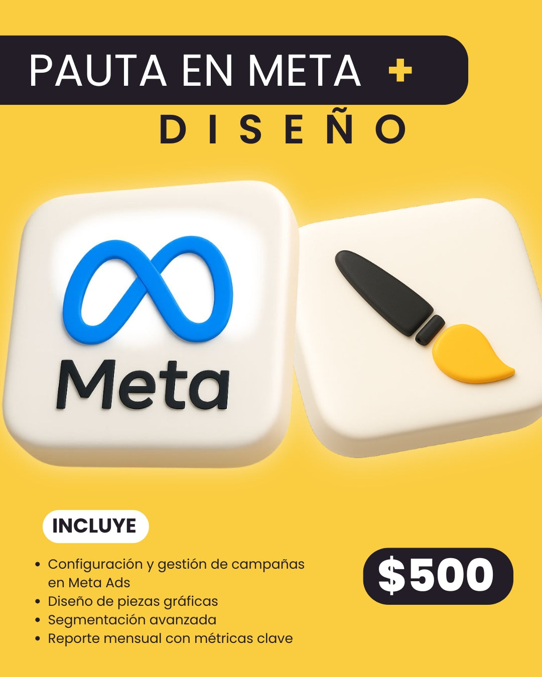 Pauta en Meta con Diseño